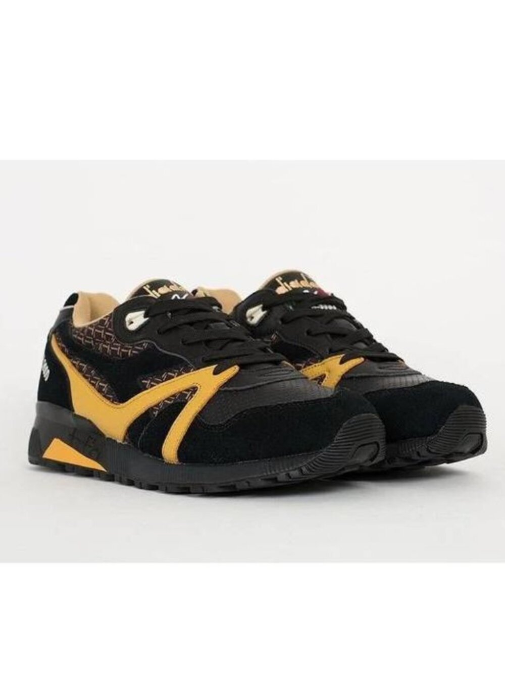 New Diadora Men's N9000 Little Italy Black Athletic Shoe Size 8